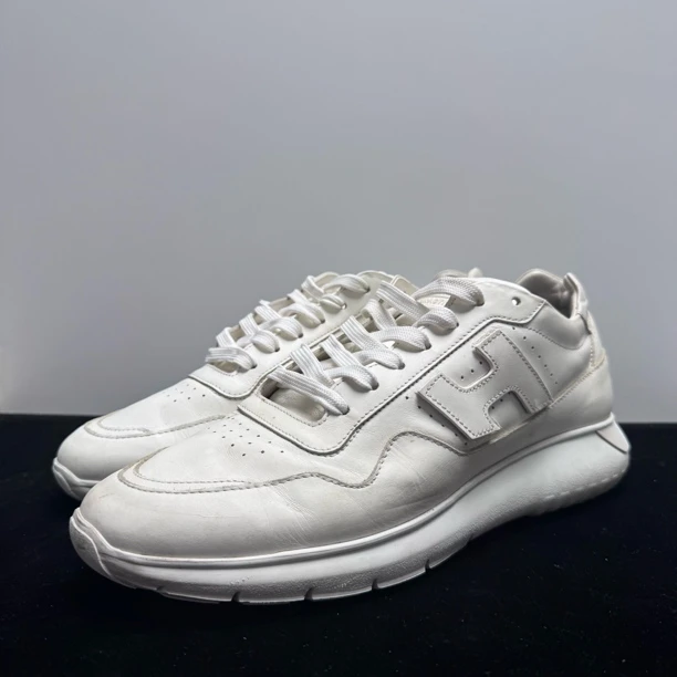 95新 HOGAN 43.5码/uk9.5 时尚潮流 透气增高 白色