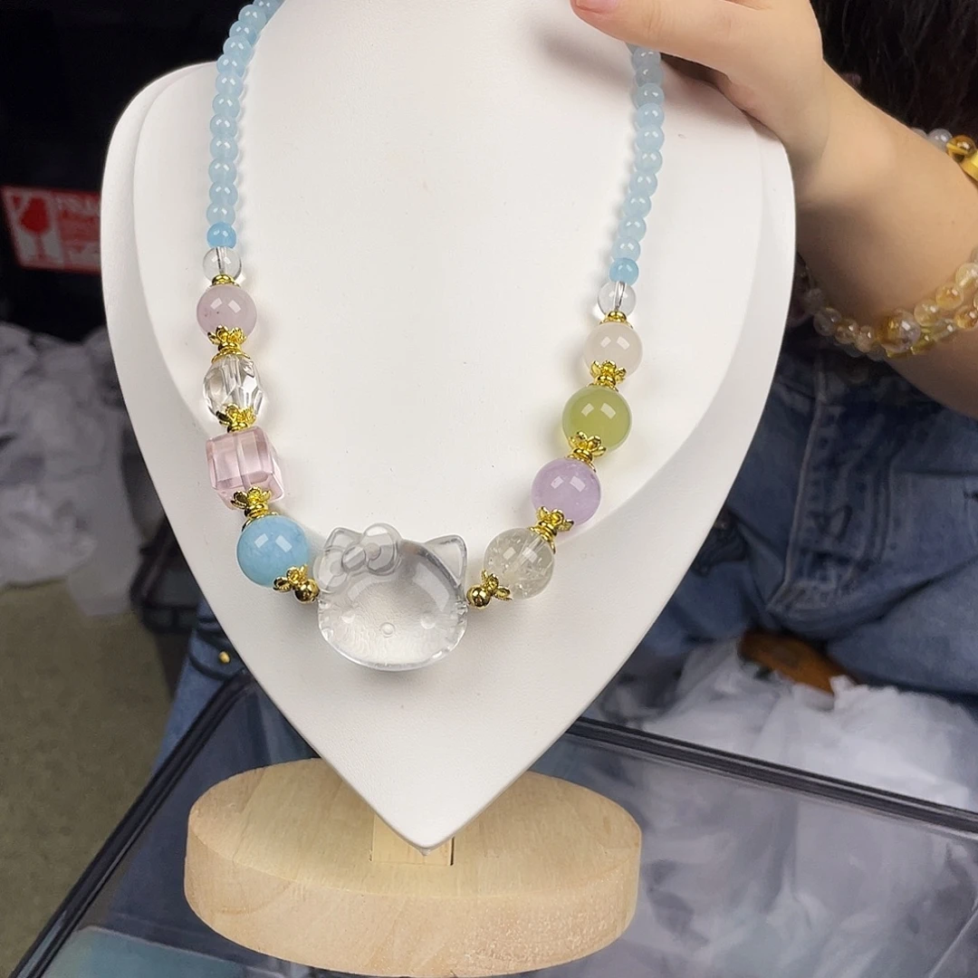 银S925镀金镶嵌手串水晶