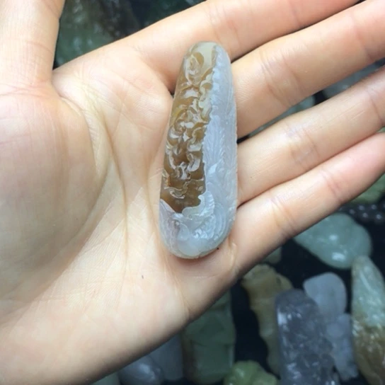 和田玉未镶嵌挂件