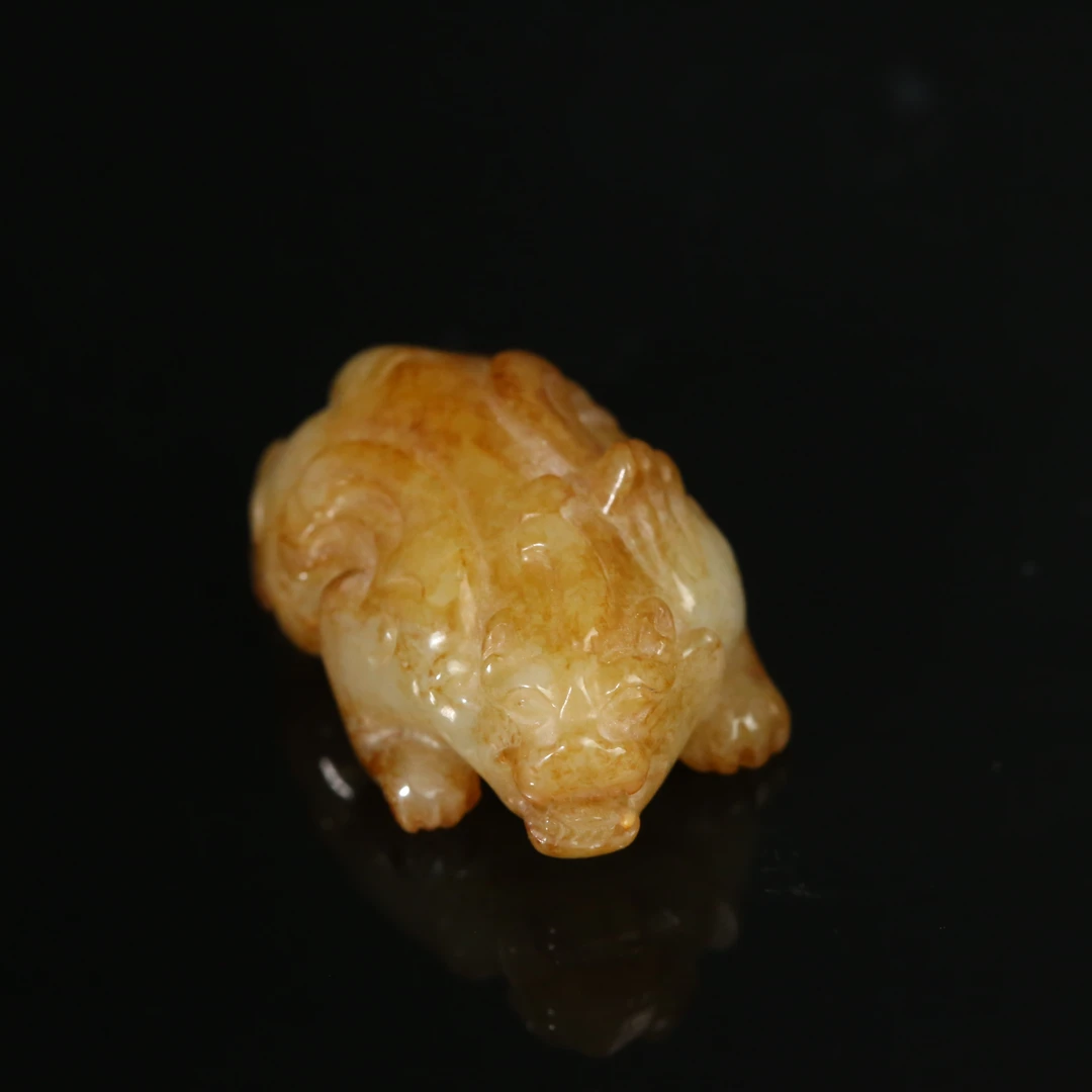 清代和田玉瑞兽把件ACZL2509251078