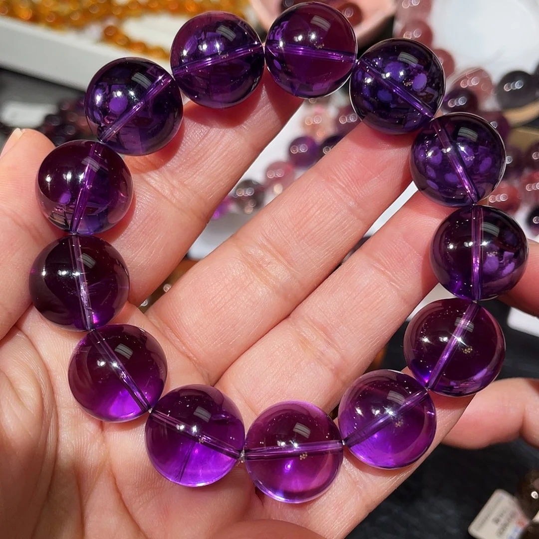 手链未镶嵌水晶乌拉圭紫水16