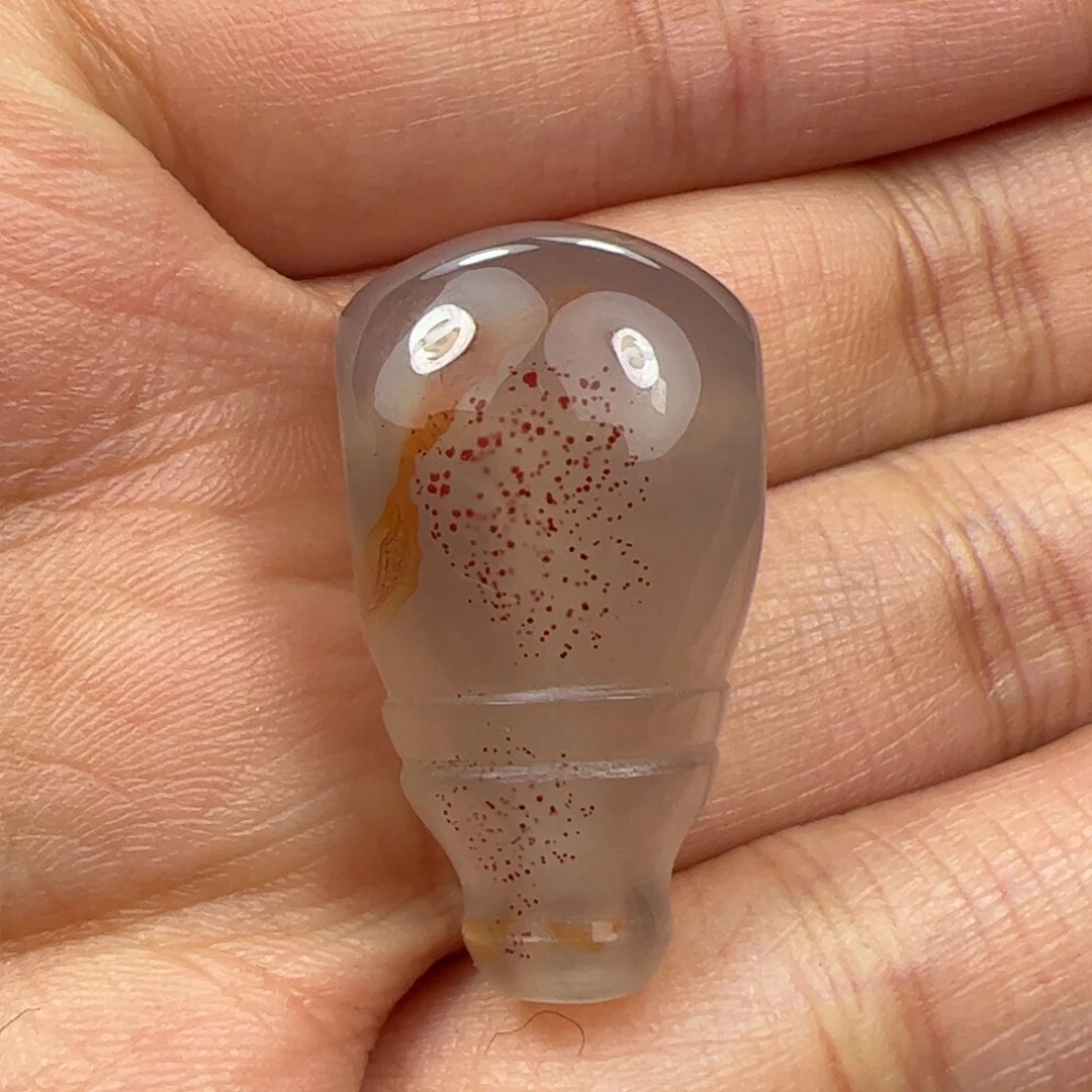 未镶嵌15+三通南红玛瑙