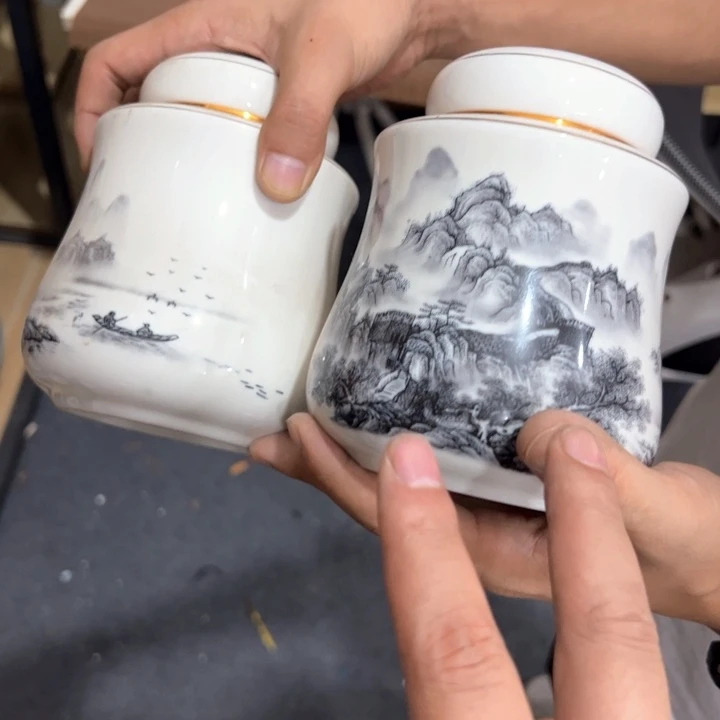 瑕疵福利品陶瓷茶叶罐