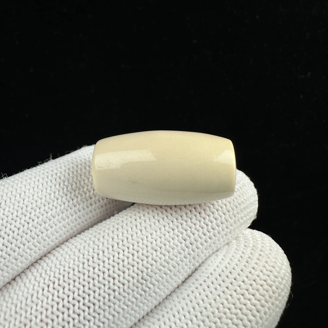 J5398天然猛犸牙勒子13.6x25mm支持鉴定 假一罚四