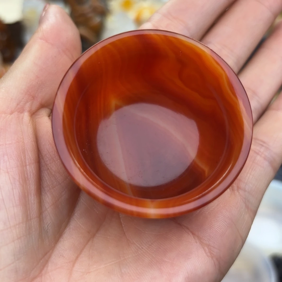 未镶嵌碗玛瑙/玉髓爱**人