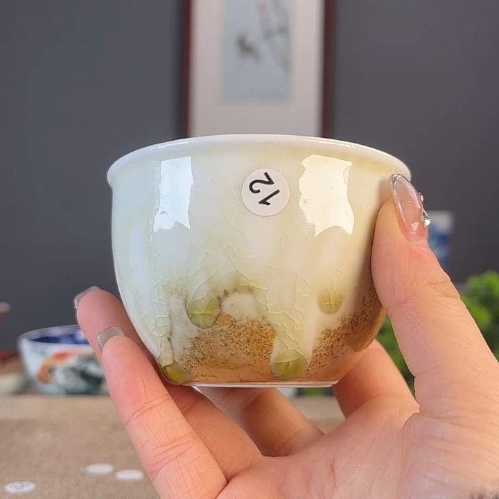 摆件景德镇陶瓷茶杯多