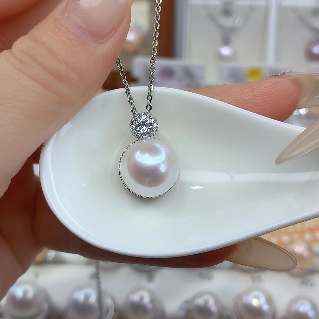 合金淡水珍珠颈饰F