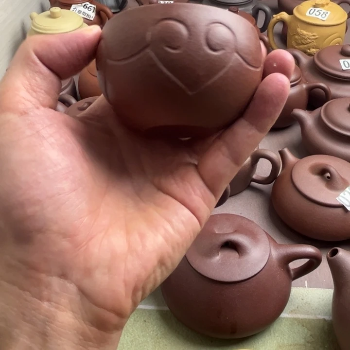 茶壶紫砂如意杯子100cc左右不挑毛病