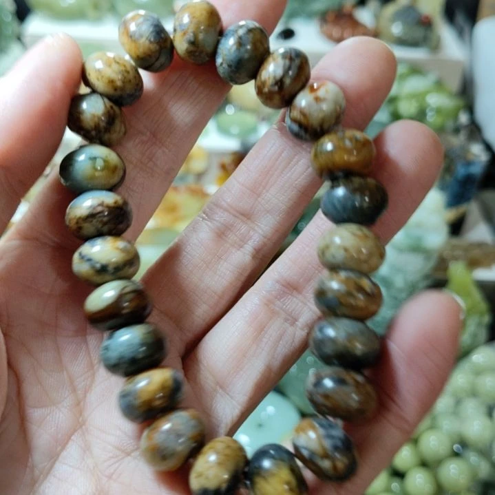 岫玉手串款式未镶嵌