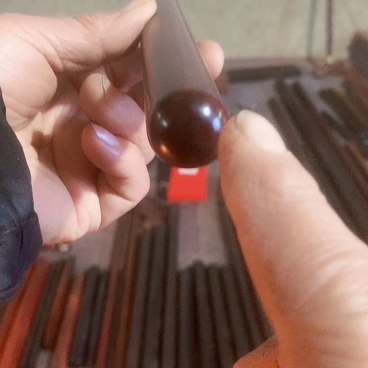 东非黑黄檀（紫光檀）吃*了紫檀木面棍