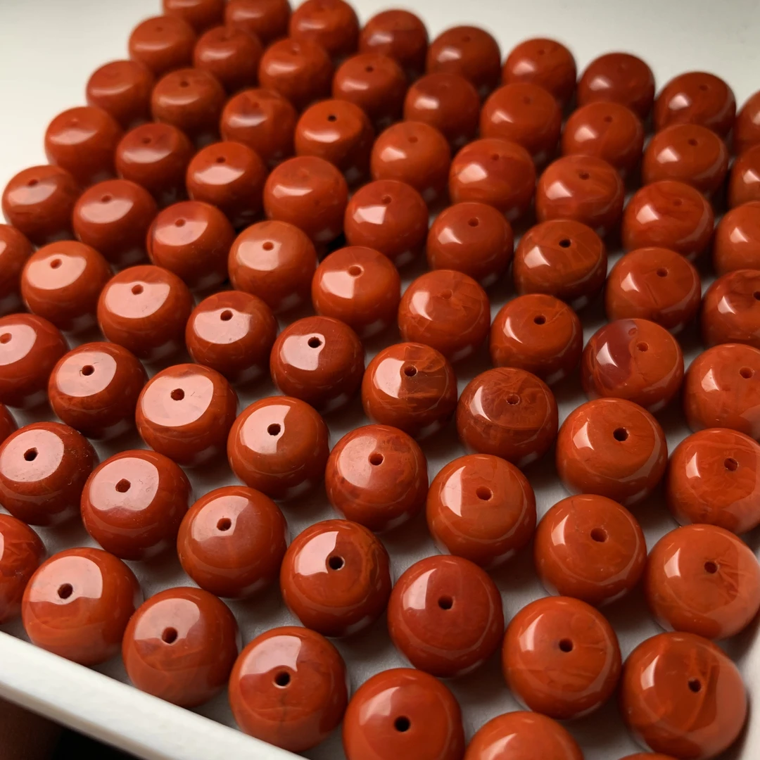 【四六儿】南红单珠配饰天然原矿川料瓦西火焰纹配饰