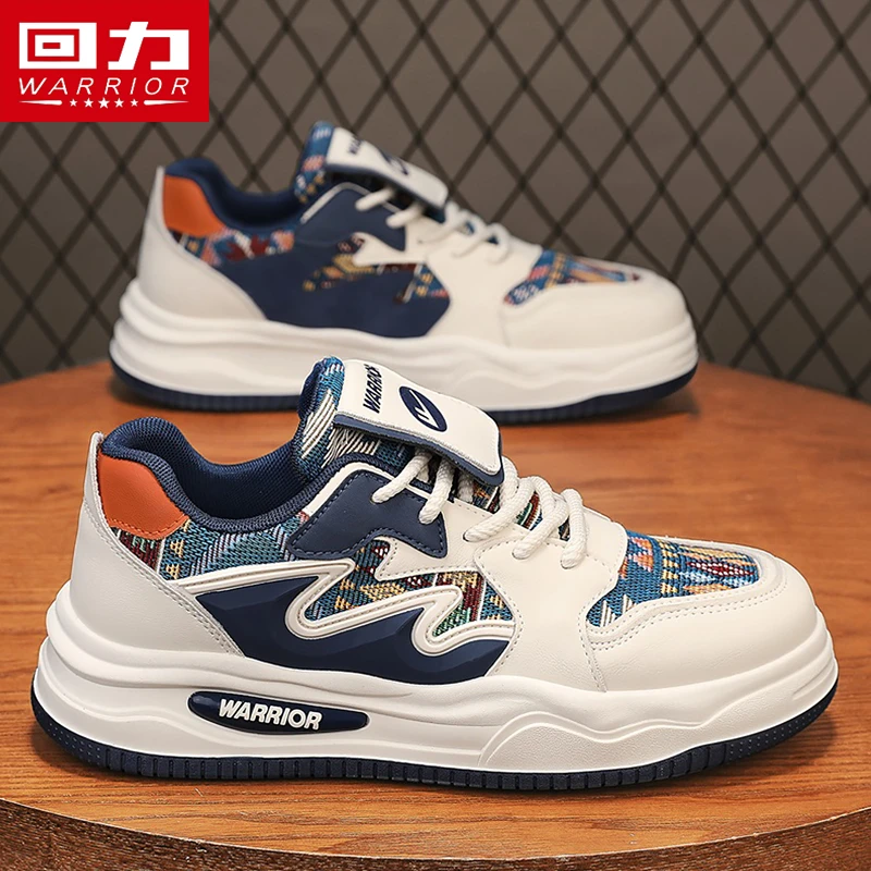 回力男鞋2025秋季新款厚底设计刺绣小众板鞋爆款男款运动鞋休闲鞋