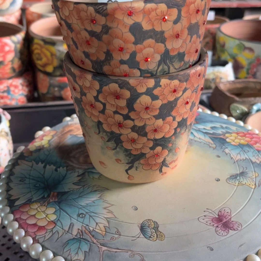 红陶豆****做428花盆2个