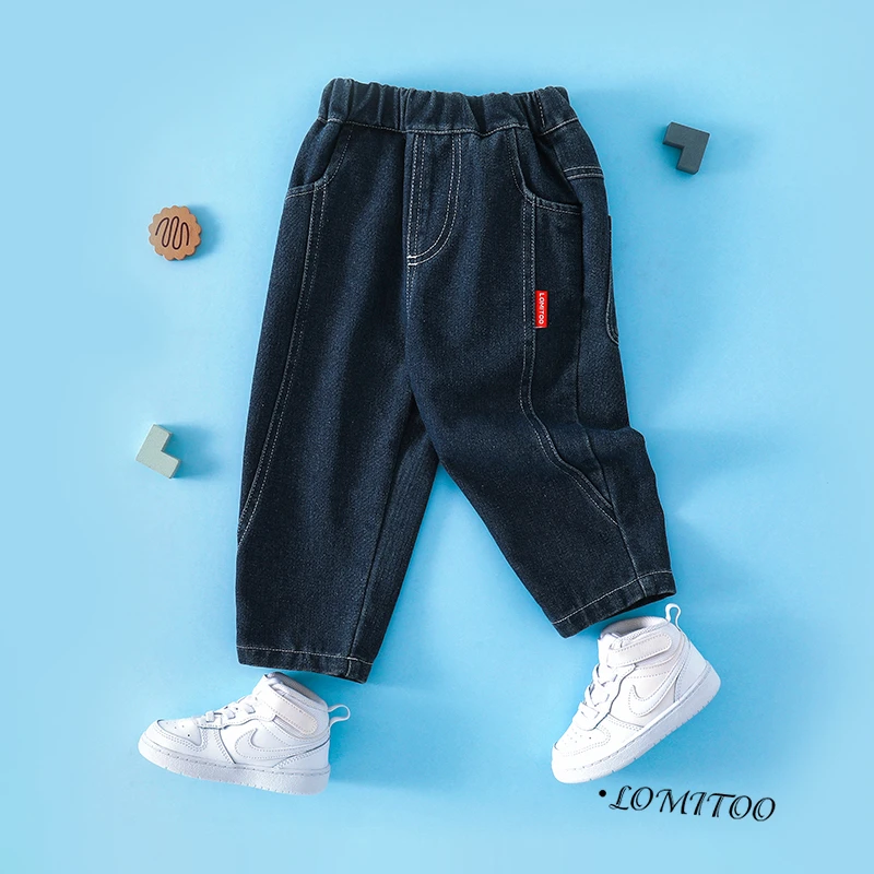 lomitoo/洛米兔【小洛家青青专属】2025洛米兔运动牛仔裤4K183-1