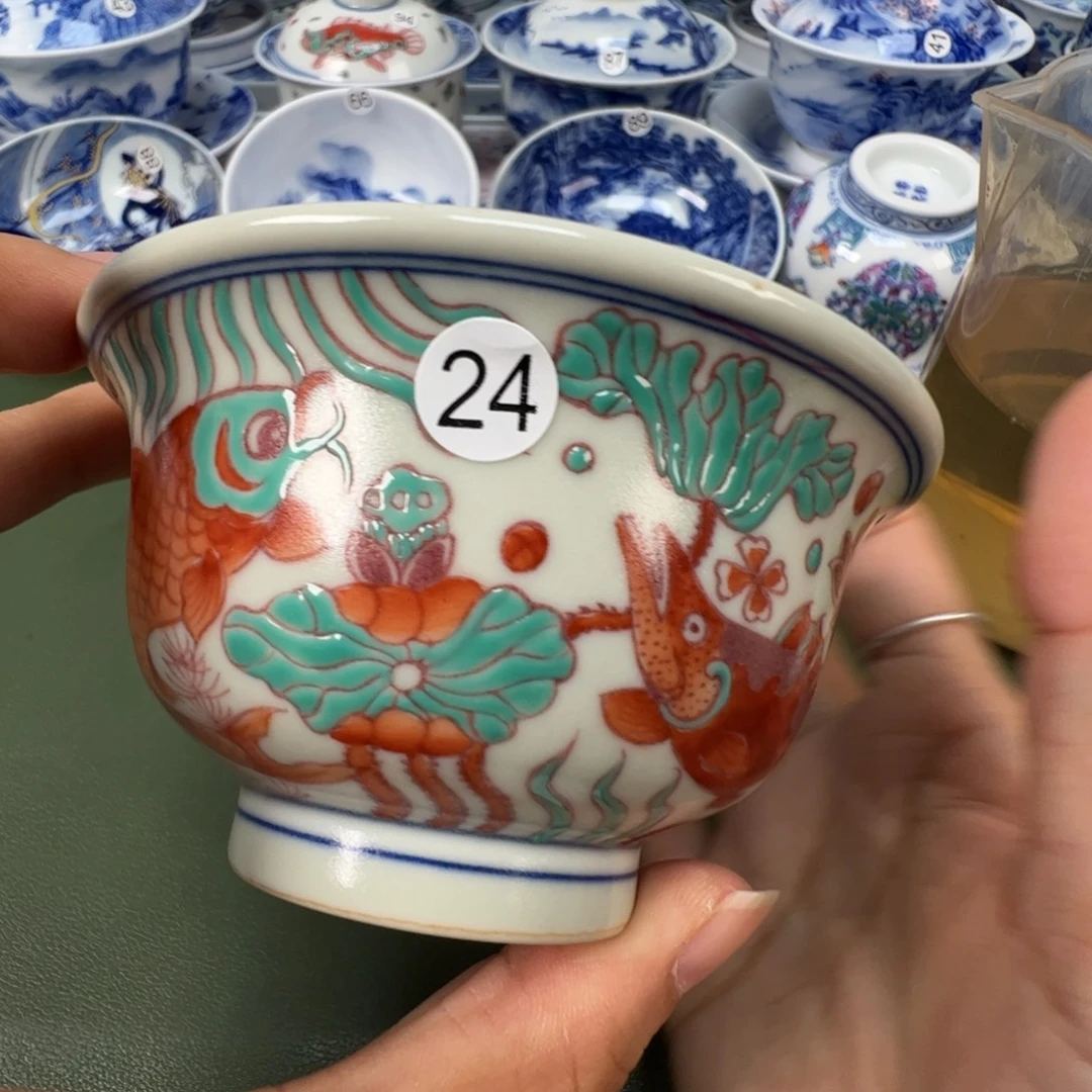 陶瓷景德镇纯手绘茶具木木24