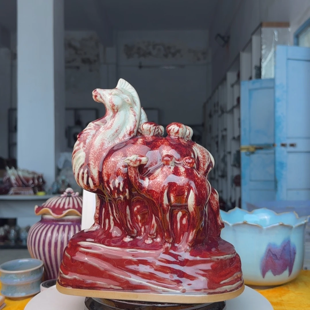 摆件郑家钧瓷摆件