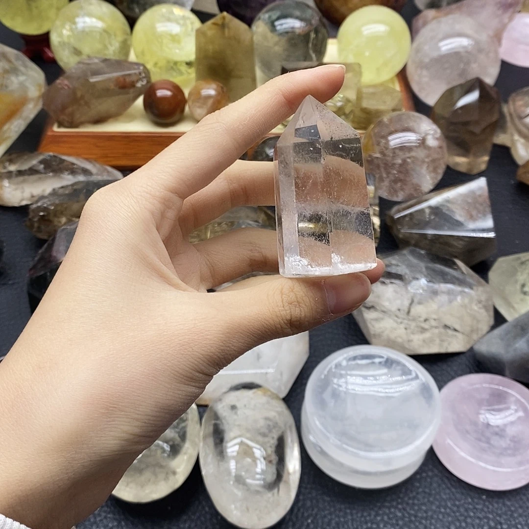 未镶嵌水晶珠宝半成品195水晶石