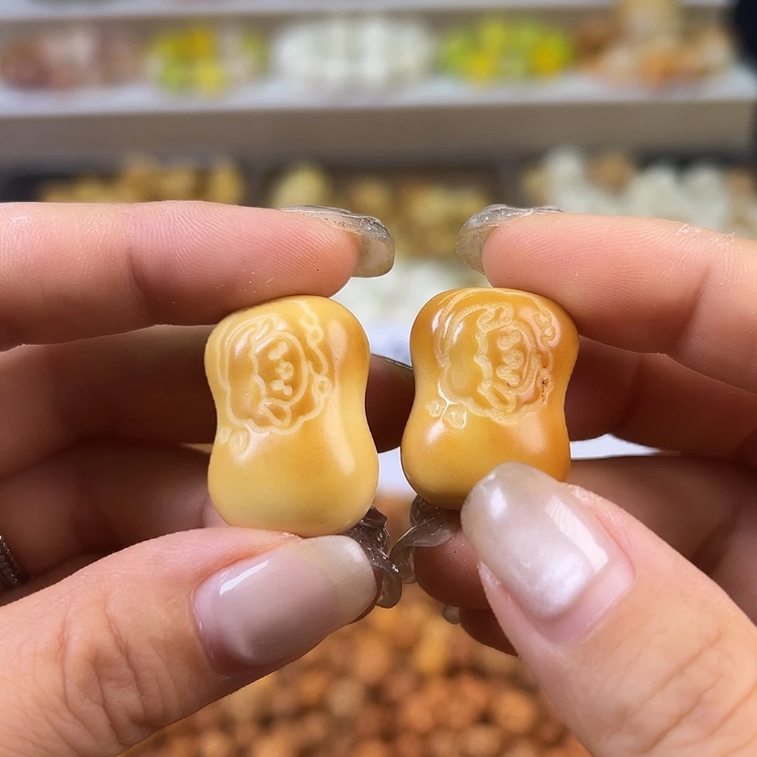菩提根/象牙果手串微瑕炭烤香皂3颗有裂有眼