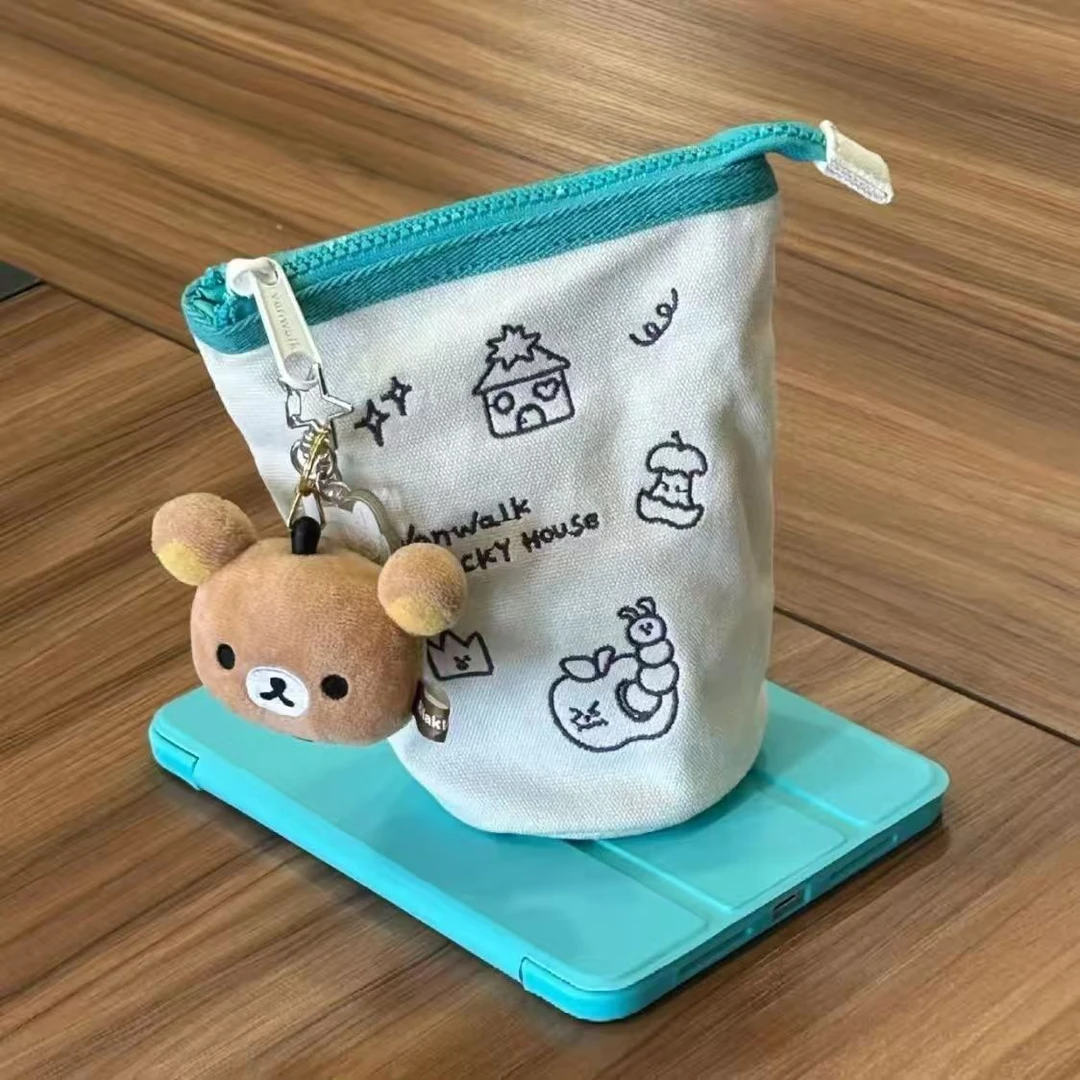 小红薯同款日系简约竖翻笔袋高颜值女初中学生大容量铅笔文具收纳