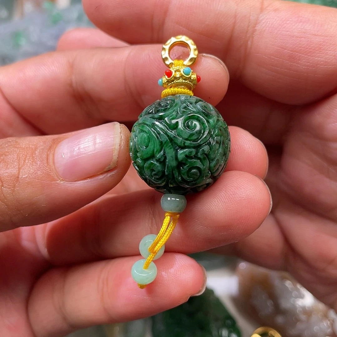 颈饰未镶嵌翡翠翡玉缘翡翠