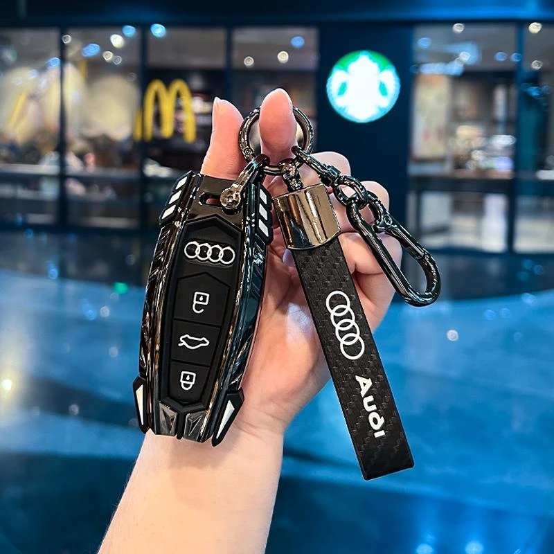 奥迪a6l钥匙套25款q5l女男士a3汽车a6高级感a7l专用q2l全包壳扣包