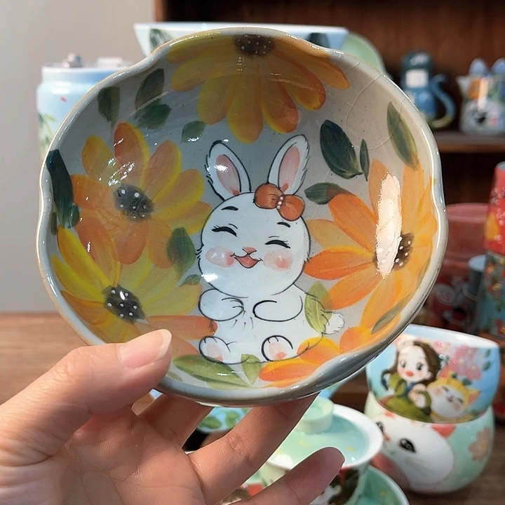 陶景德镇釉下手绘陶瓷