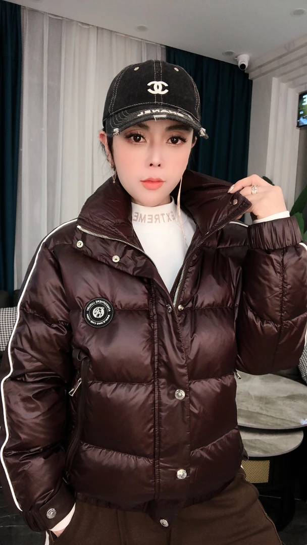 【JDKJ】秋冬潮品轻奢高端气质百搭休闲白鸭绒拼皮男士羽绒服Y0555