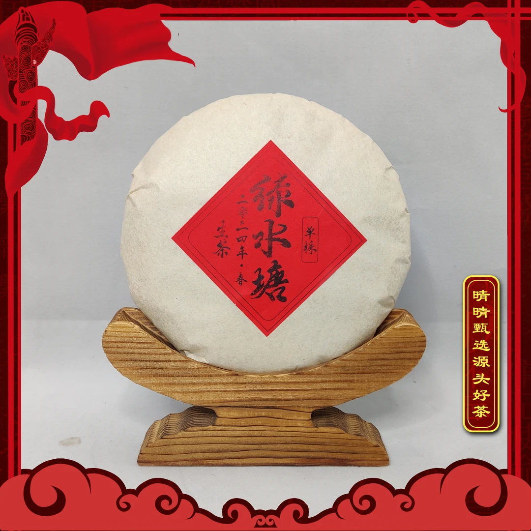 【晴晴源头】2024年绿水塘古树单株！200克/片！