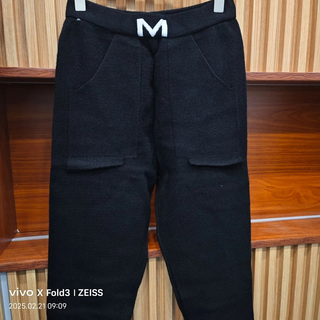 长裤朋克风秋冬简约磨毛休闲裤冬季休闲暖裤加绒裤加厚保暖