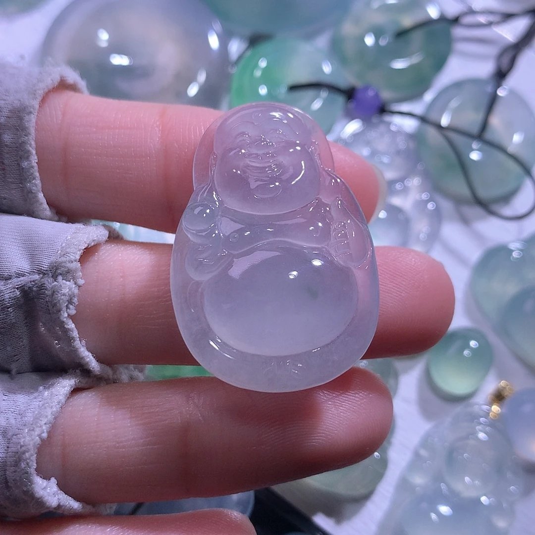 颈饰未镶嵌翡翠佛