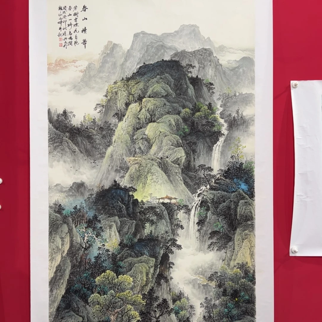 江***峰国画刘兴文老师大六尺