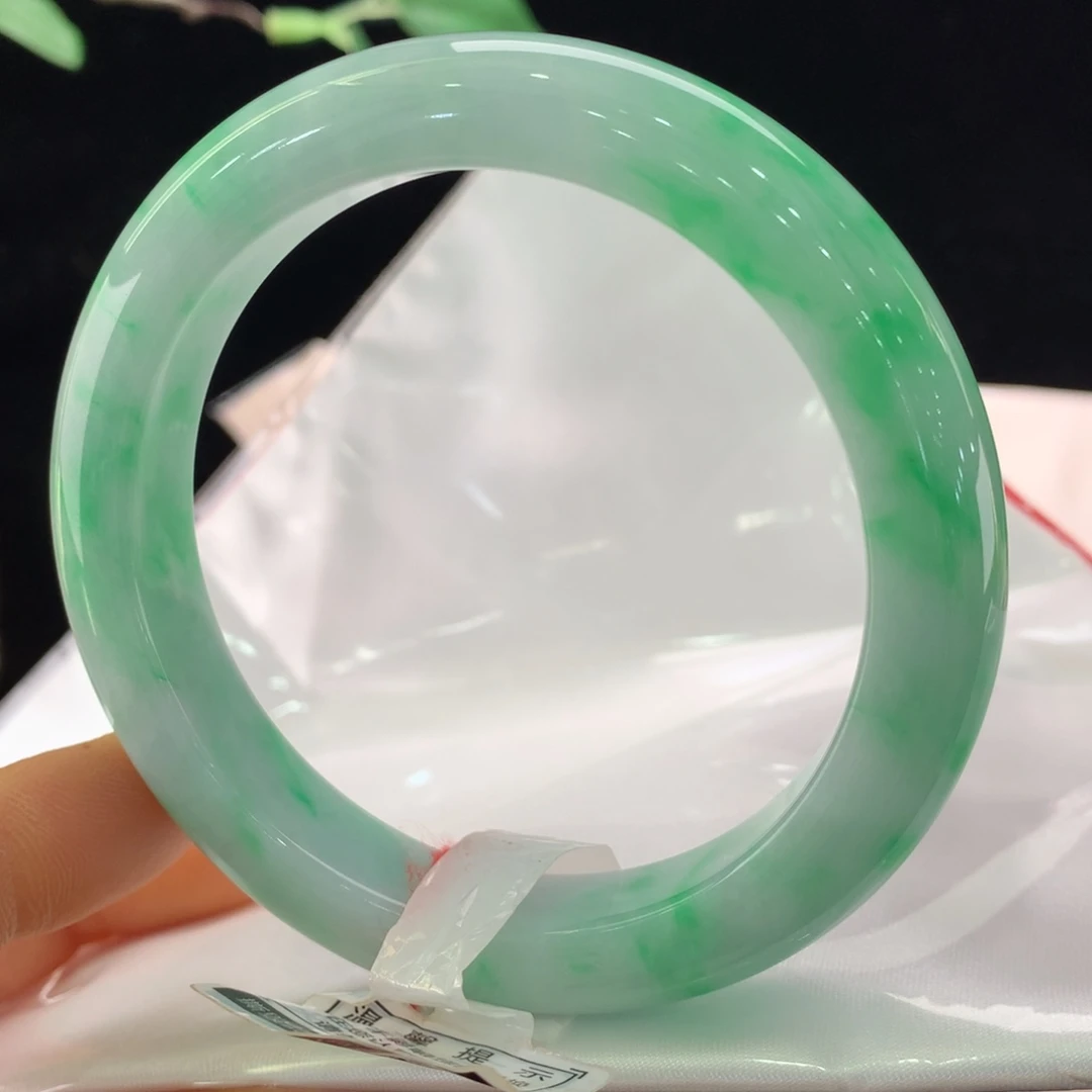 微***鱼翡翠未镶嵌手镯0261