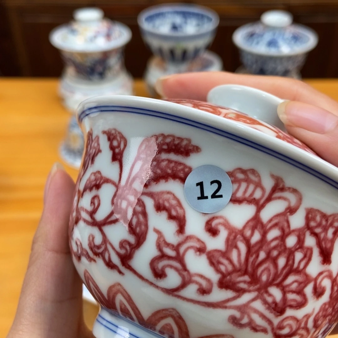 手绘现代茶具非古董