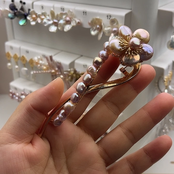 发饰未镶嵌淡水珍珠