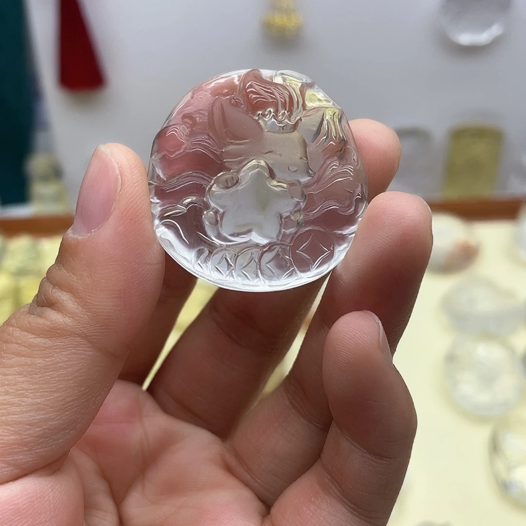 水晶吊坠(赠链)未镶嵌秋*鸣