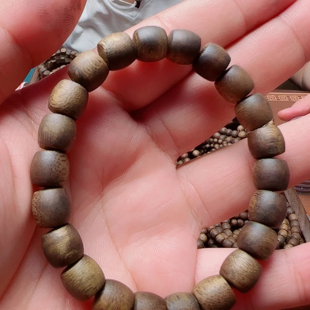 手串沉香卡0.9单圈鼓珠多样性发一