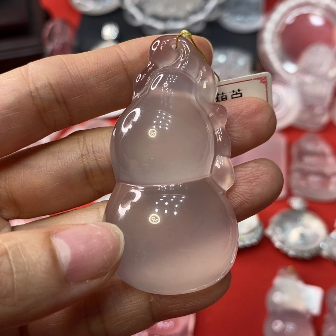 谨***言未镶嵌葫芦石英质玉