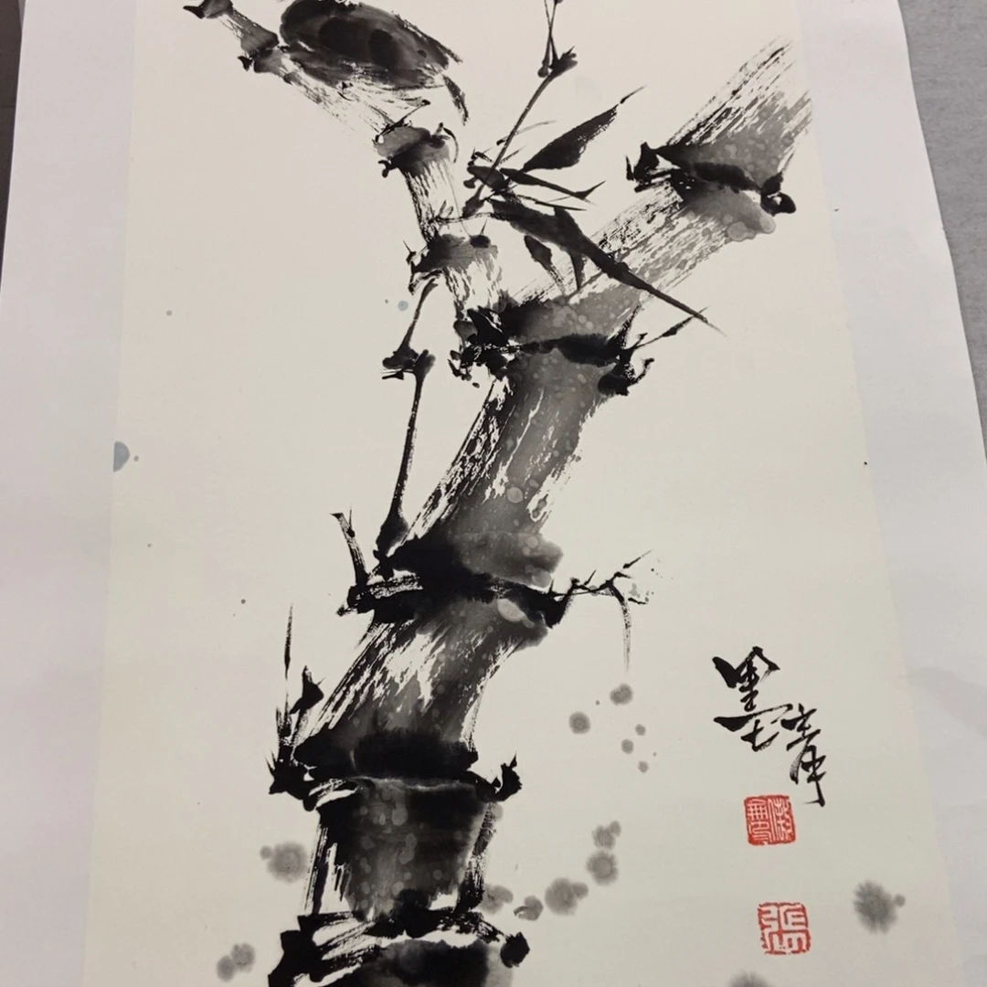 ****淡国画墨鱼精品墨鱼精品