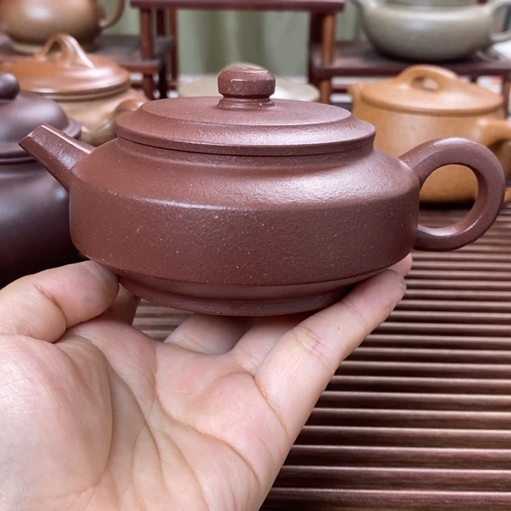 茶壶紫砂底槽青周盘壶
