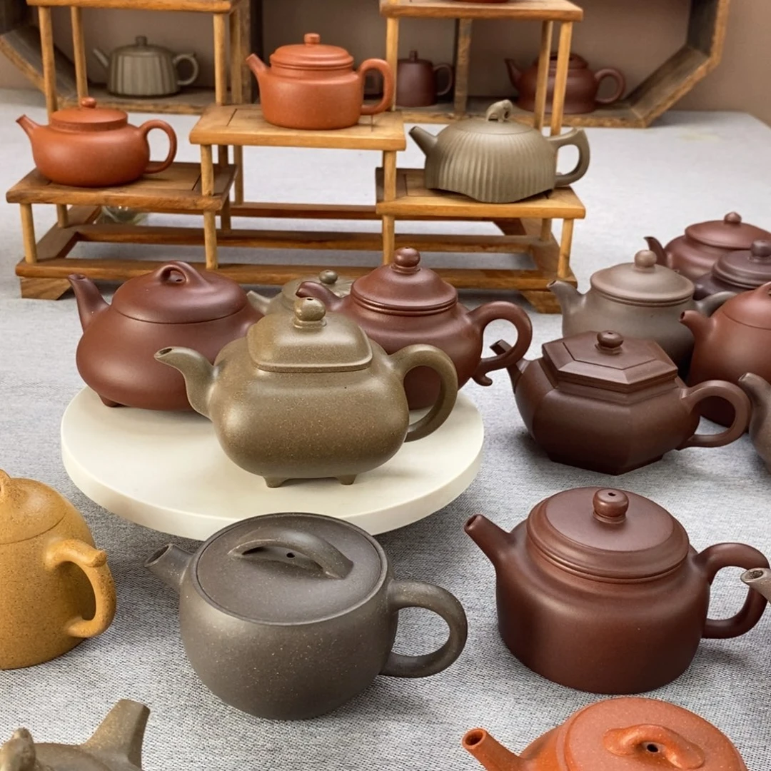 人***穿紫砂茶壶瑕疵传炉壶