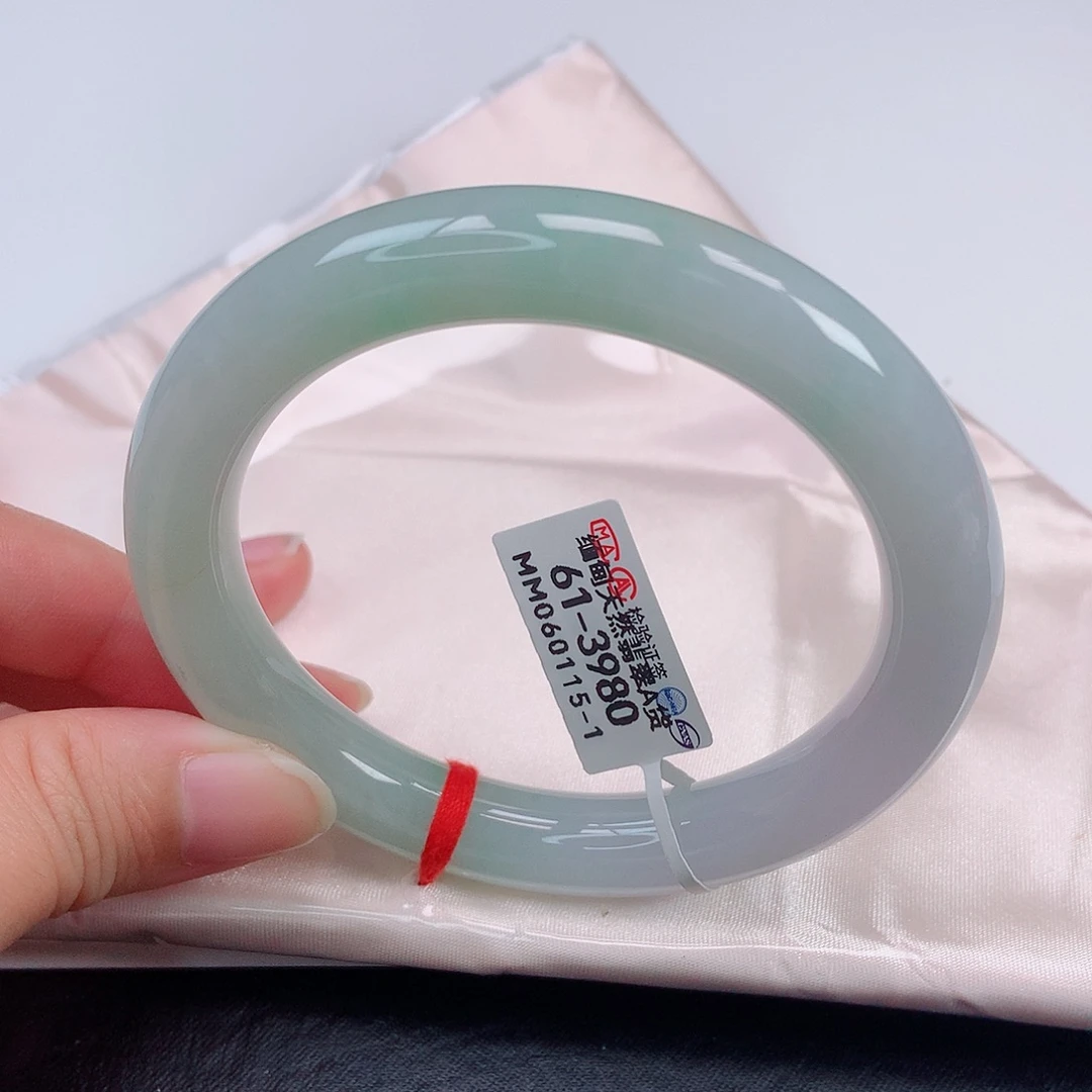 未镶嵌手镯翡翠61圆条