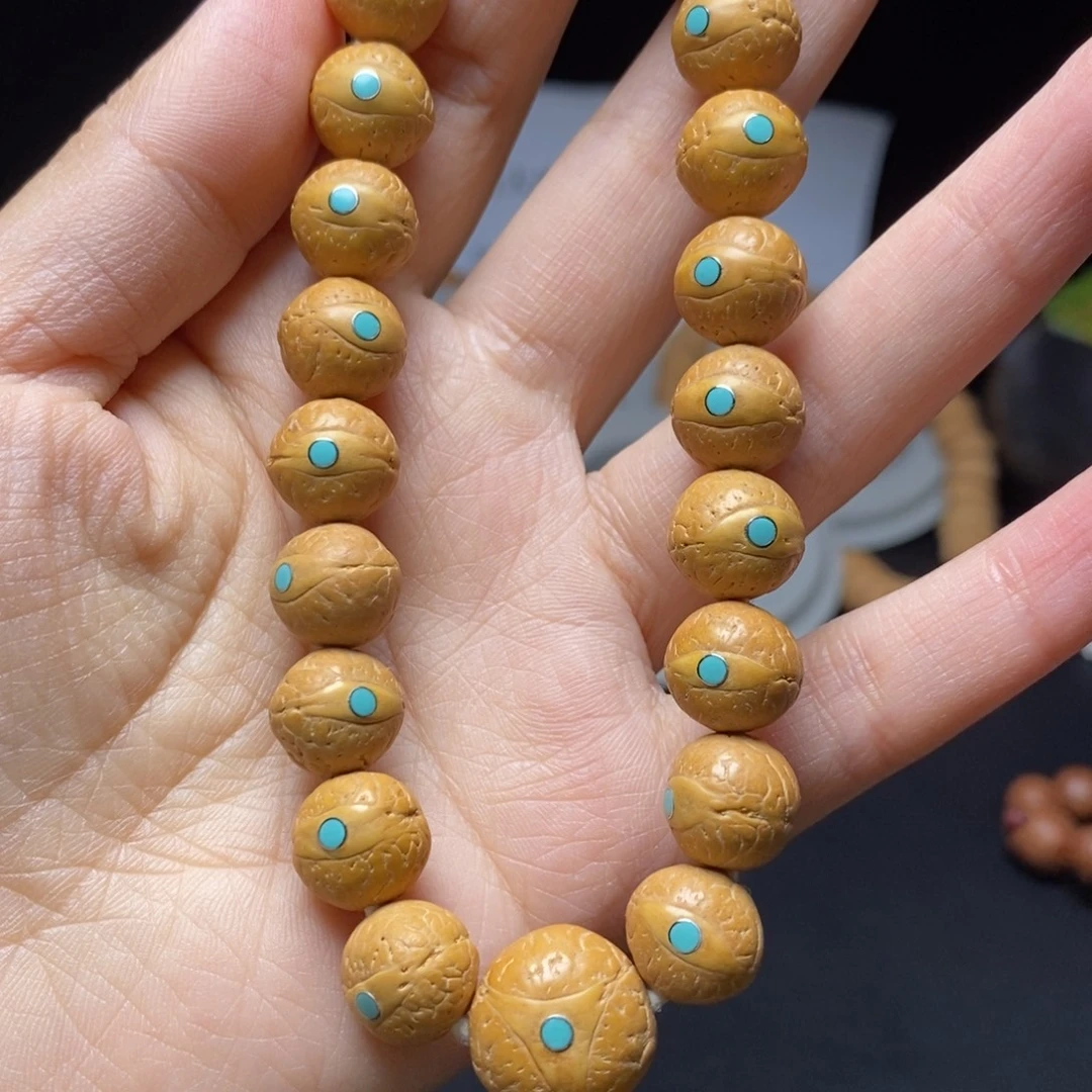 凤眼菩提吊坠12手串