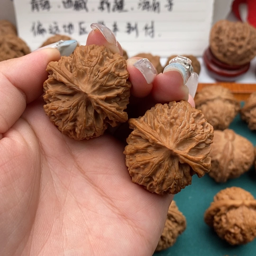 文玩核桃把件贾*37全品苹果园