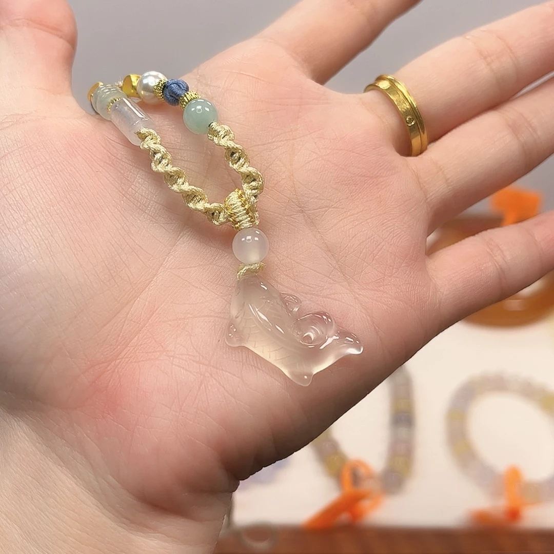 玛瑙/玉髓银S925镶嵌颈饰