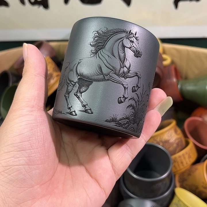 茶杯紫砂全手工紫砂主人杯