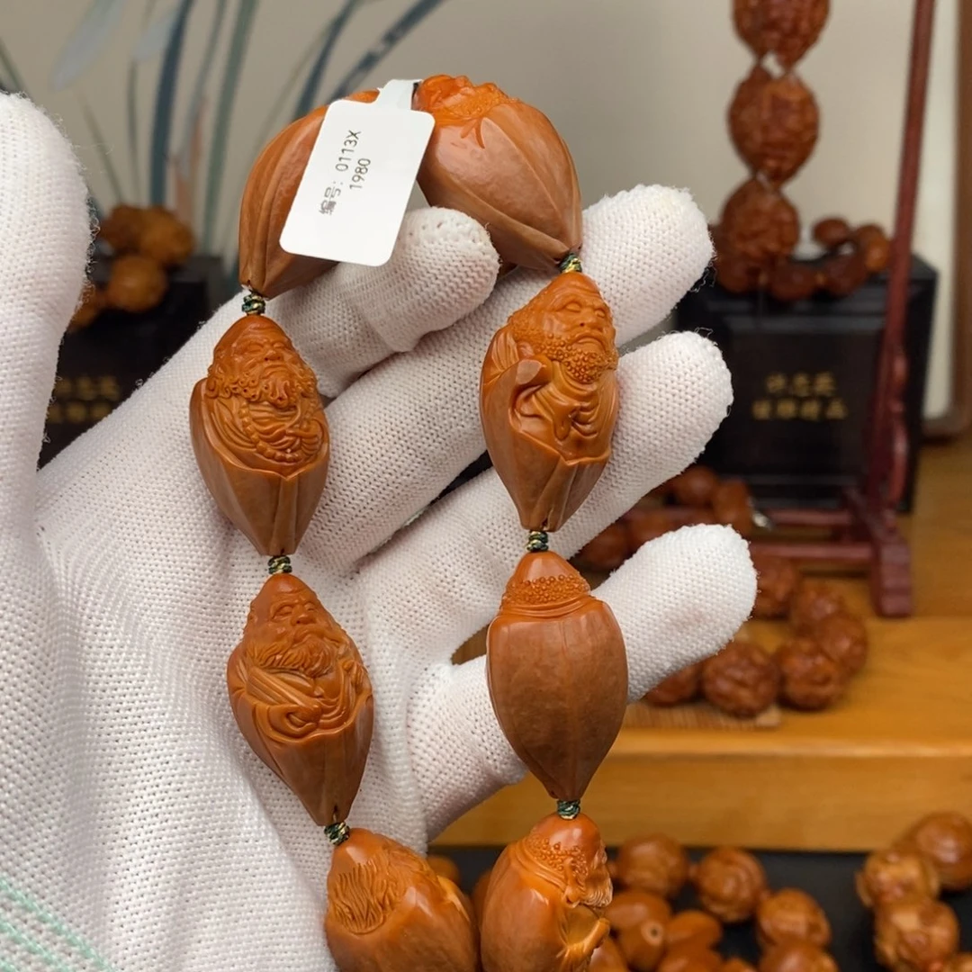 手串橄榄核一青老师达摩
