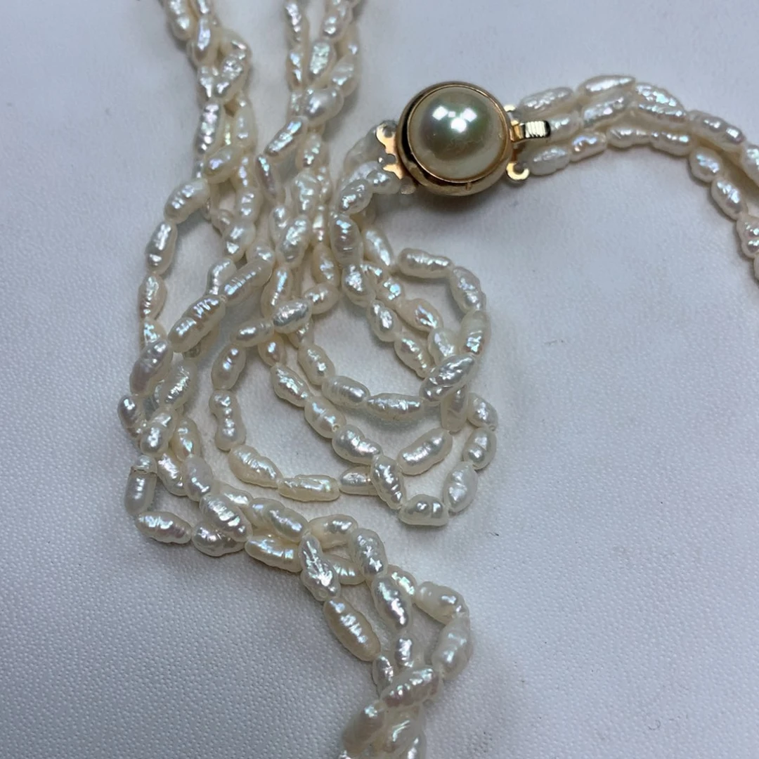 淡水珍珠项链未镶嵌