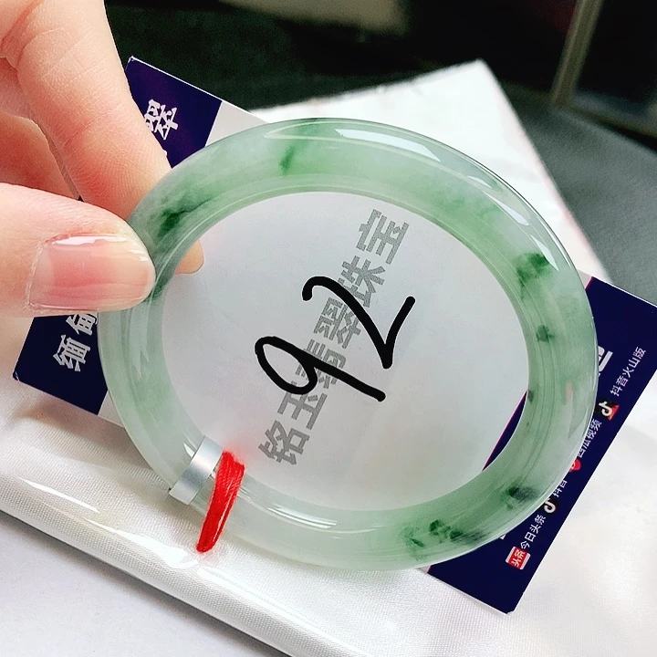 翡翠未镶嵌手镯缅甸天然a货翡翠手镯