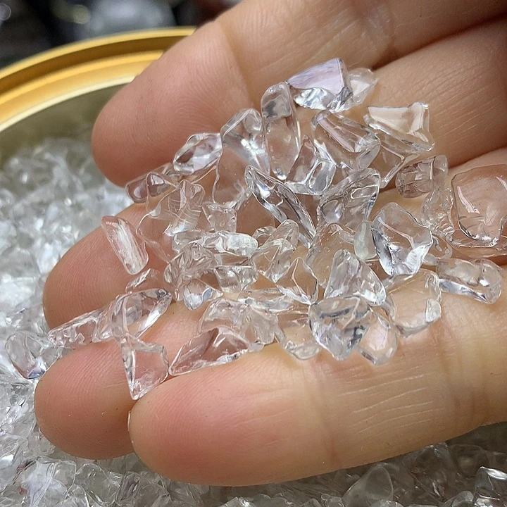 水晶天然白水晶碎石220g未镶嵌
