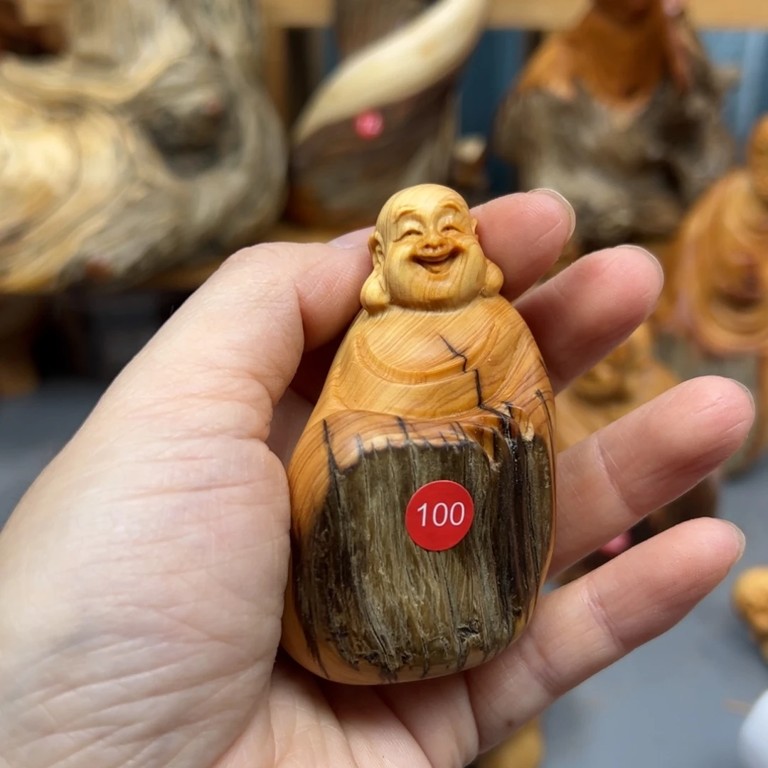 用***0木崖柏木摆件手把件